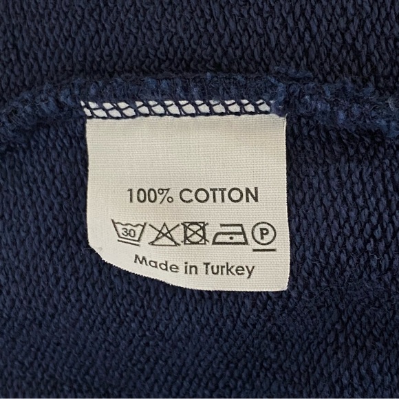 DRIES VAN NOTEN blue black checker print crystal rhinestone hoodie sweatshirt - Picture 9 of 9